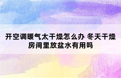 开空调暖气太干燥怎么办 冬天干燥房间里放盆水有用吗